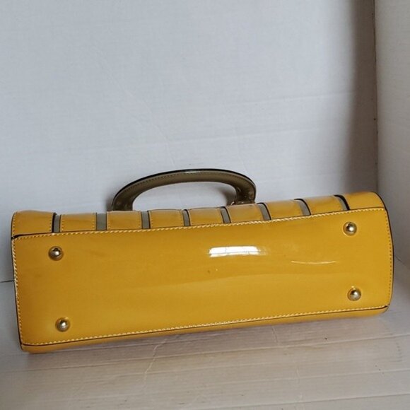 Uddini Patent Leather Satchel Handle Top Bag Shoulder Crossbody Purse Handbag - Picture 9 of 17